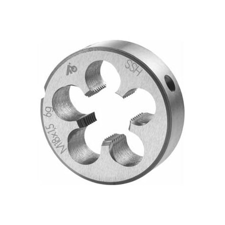 Holex M18X1.5 HSS Round Die, Closed/Pre-Slit Form 141070 18X1,5